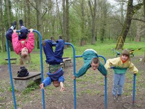 Kids Exercising